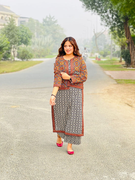 3 Piece Printed Lawn Suit0 - 060